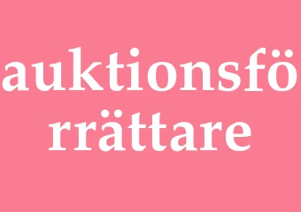 Synonym auktionsförrättare