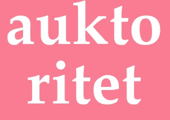 Synonym auktoritet