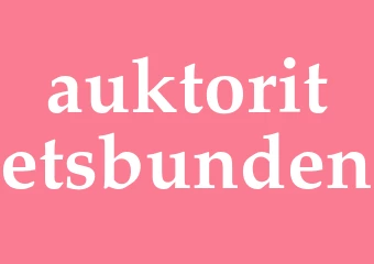 Synonym auktoritetsbunden