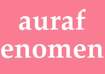 Synonym aurafenomen
