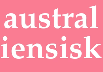 Synonym australiensisk