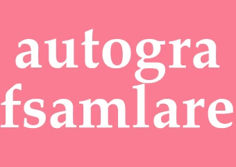 Synonym autografsamlare