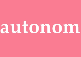 Synonym autonom