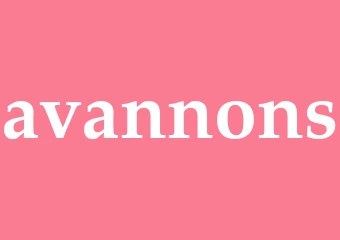 Synonym avannons