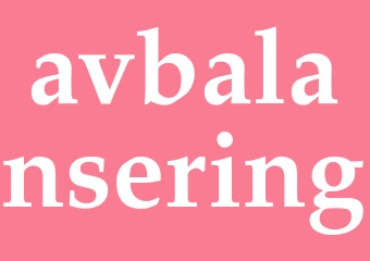 Synonym avbalansering