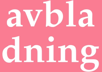 Synonym avbladning