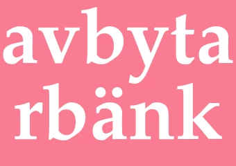 Synonym avbytarbänk
