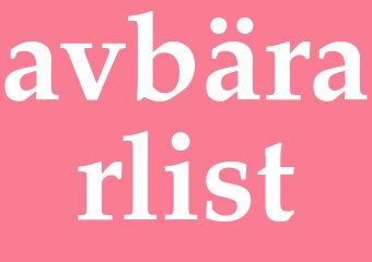 Synonym avbärarlist