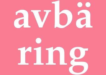 Synonym avbäring