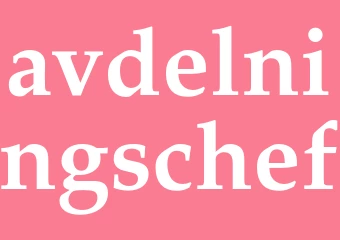 Synonym avdelningschef