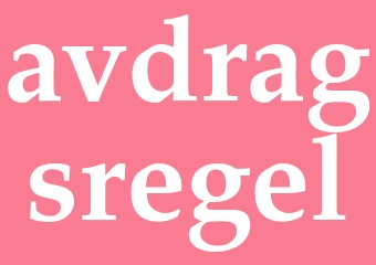 Synonym avdragsregel
