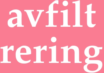 Synonym avfiltrering