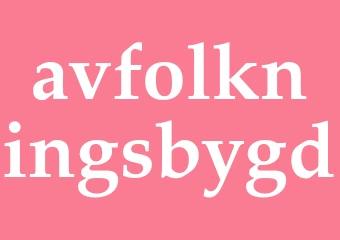 Synonym avfolkningsbygd