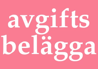 Synonym avgiftsbelägga