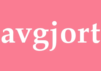 Synonym avgjort