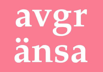 Synonym avgränsa