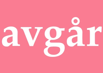 Synonym avgår
