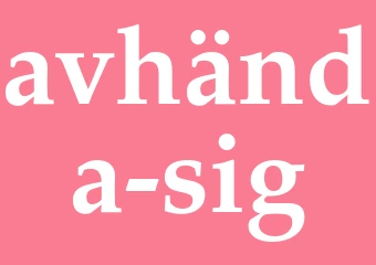 Synonym avhända sig