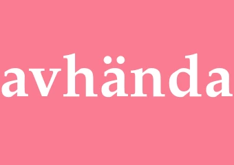 Synonym avhända