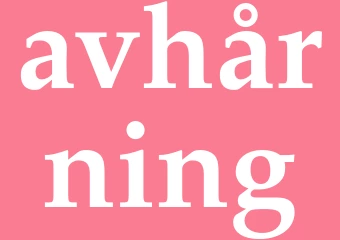 Synonym avhårning