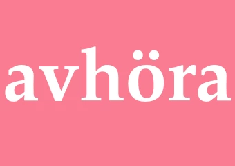 Synonym avhöra