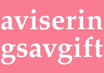 Synonym aviseringsavgift