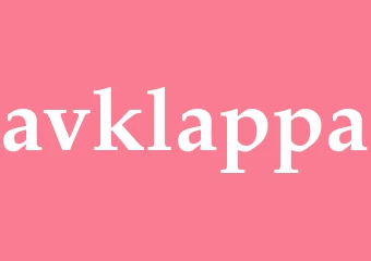 Synonym avklappa