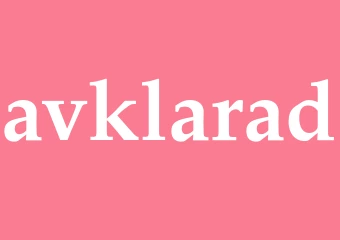 Synonym avklarad
