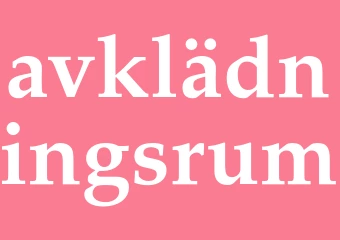 Synonym avklädningsrum