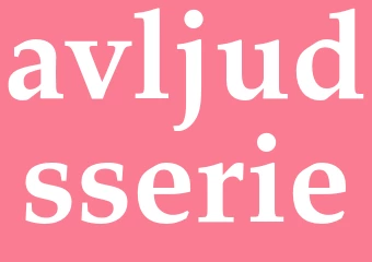 Synonym avljudsserie