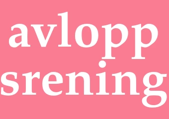 Synonym avloppsrening