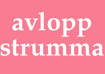 Synonym avloppstrumma