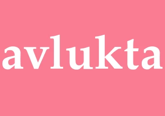 Synonym avlukta