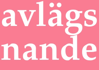 Synonym avlägsnande