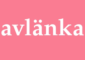 Synonym avlänka