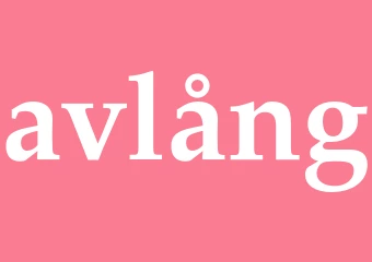 Synonym avlång
