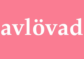 Synonym avlövad
