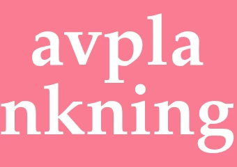 Synonym avplankning
