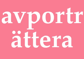 Synonym avporträttera