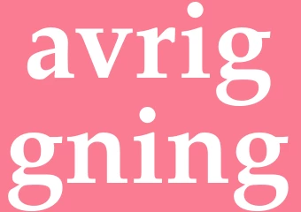 Synonym avriggning