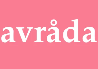 Synonym avråda