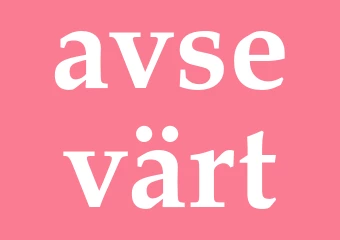 Synonym avsevärt