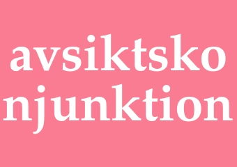 Synonym avsiktskonjunktion