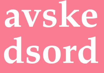 Synonym avskedsord