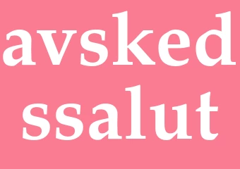 Synonym avskedssalut