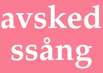 Synonym avskedssång