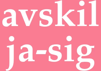 Synonym avskilja sig