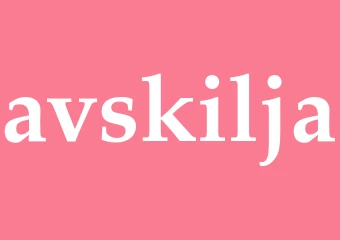 Synonym avskilja
