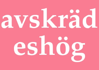 Synonym avskrädeshög