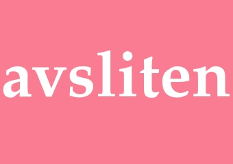 Synonym avsliten